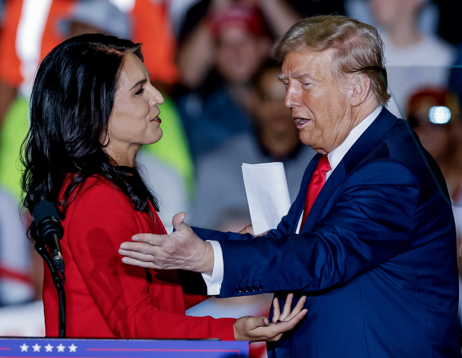 Donald Trump embraces Tulsi Gabbard